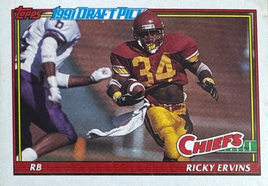 1981 Topps Ricky Ervins Football Card #200