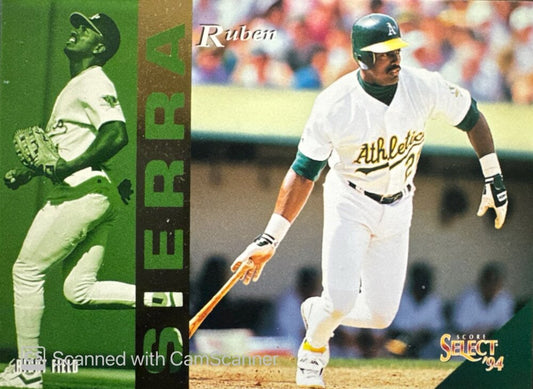 1994 Score Select Ruben Sierra Baseball Card #45