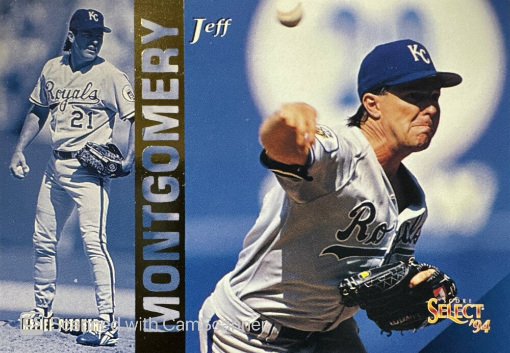 1994 Score Select Jeff Montgomery Baseball Card #109