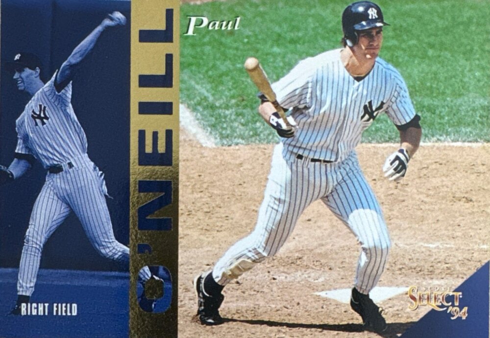 1994 Score Select Paul O'Neill Baseball Card #8