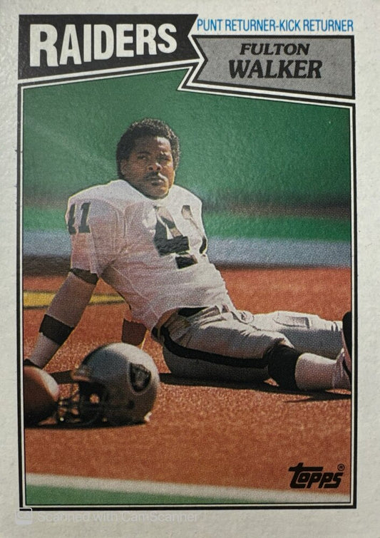 1987 Topps Fulton Walker Football Card #226