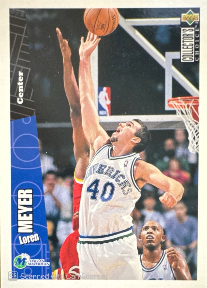 1996 Upper Deck Collectors Choice Loren Meyer Basketball Card #37