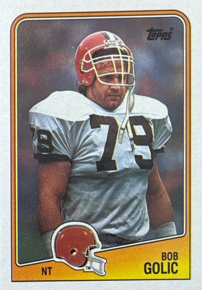 1988 Topps Bob Golic Football Card #94