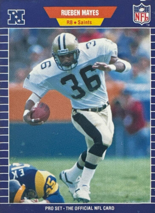 1989 NFL Pro Set Rueben Mayes Football Card #273