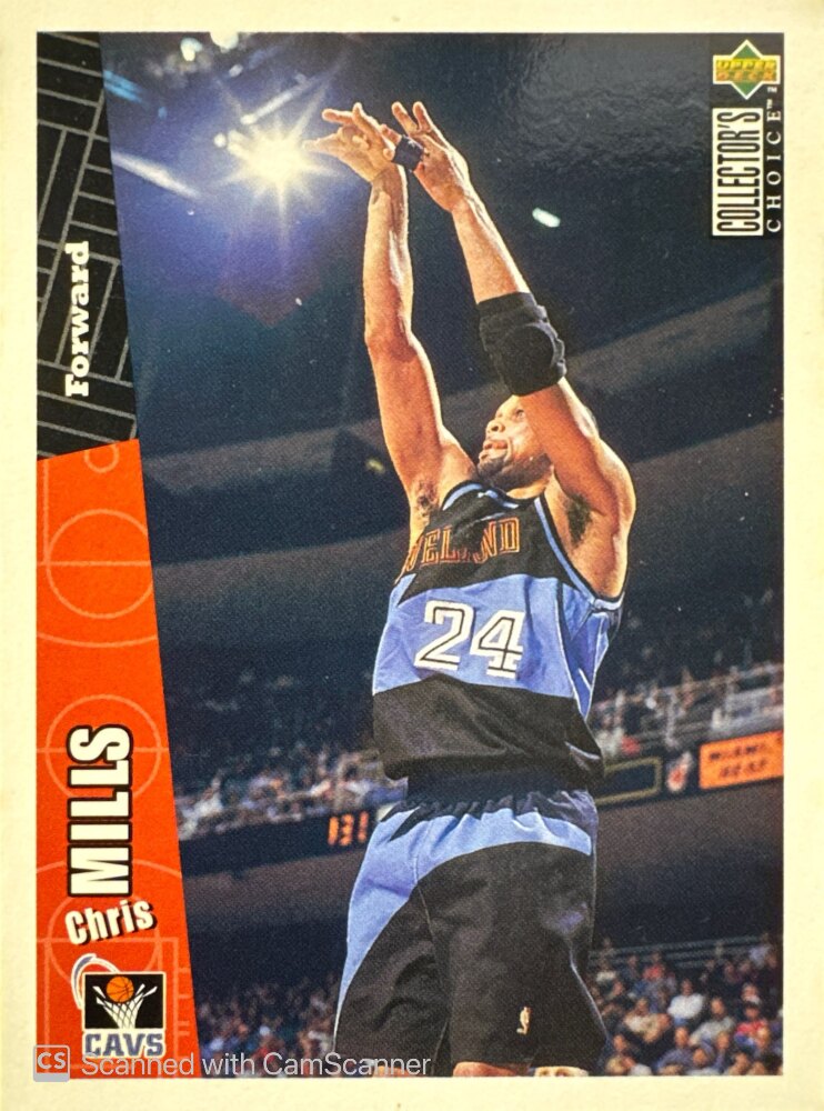 1996 Upper Deck Collectors Choice Chris Mills Basketball Card #225