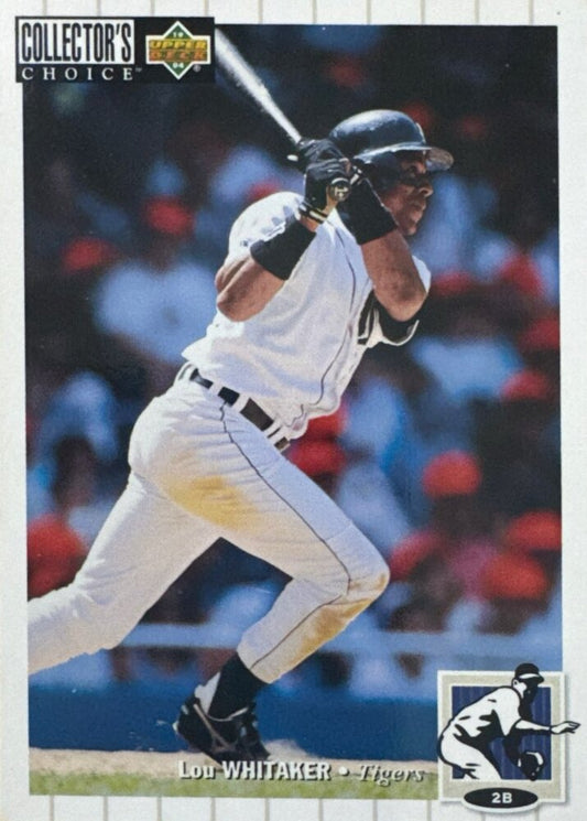 1994 Upper Deck Collectors Choice Lou Whitaker Baseball Card #291