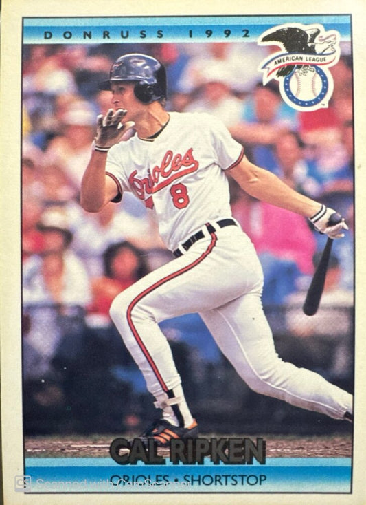 1992 Donruss American League Calvin Edwin Ripken Jr. Baseball Card #22