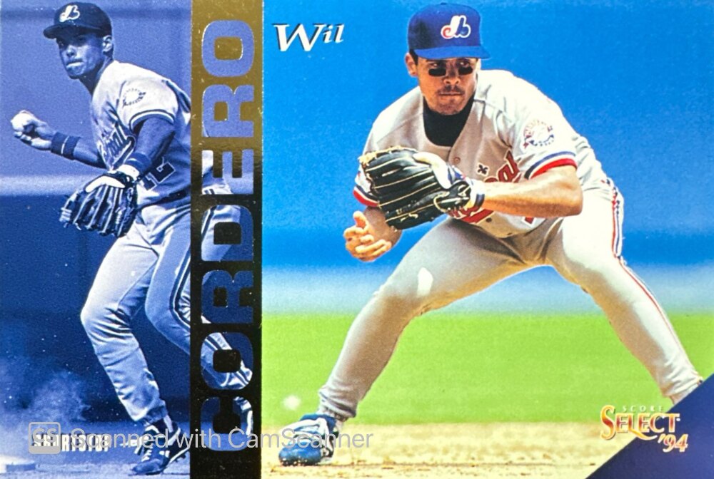 1994 Score Select Wil Cordero Baseball Card #81