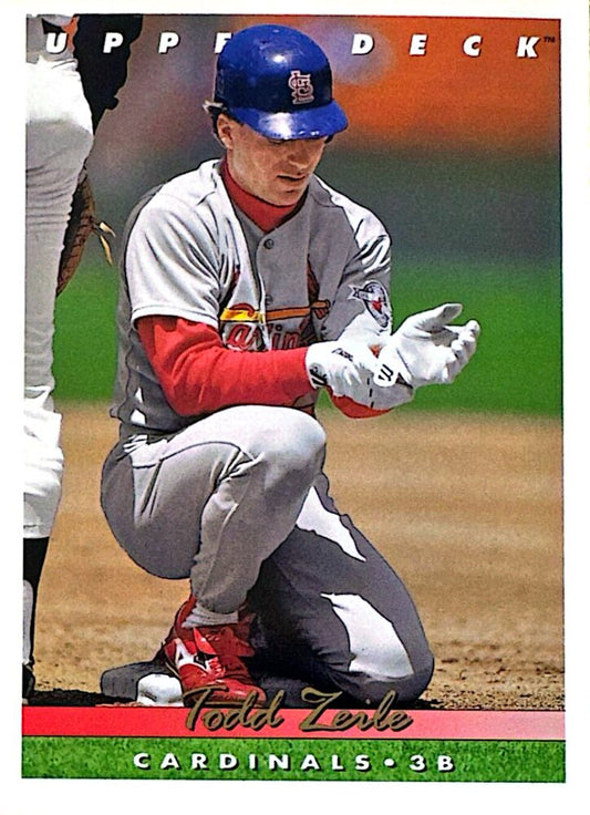 1993 Upper Deck Todd Zeile Baseball Card #569