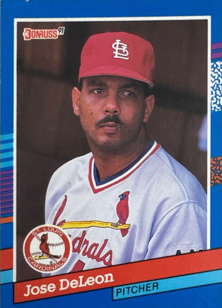 1991 Donruss Jose DeLeon Baseball Card #128