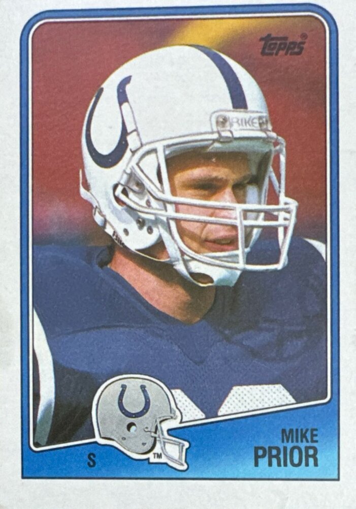 1989 Topps Mike Prior Football Card #129