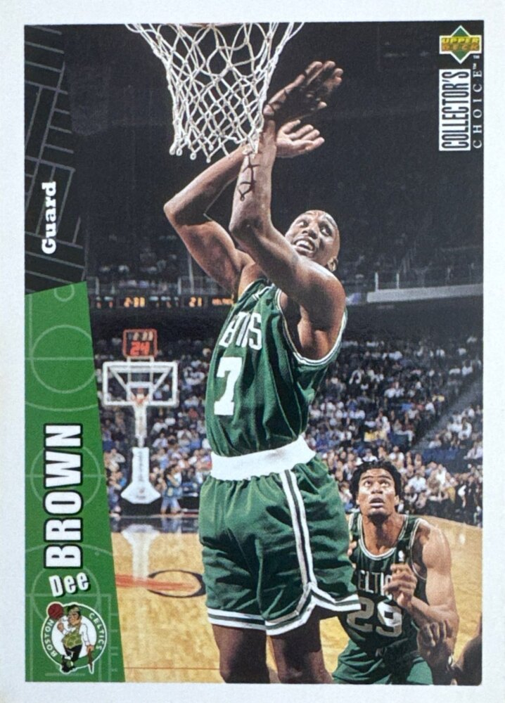 1996 Upper Deck Collectors Choice Dee Brown Basketball Card #206