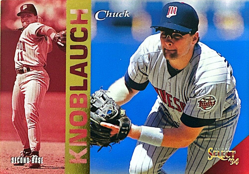 1994 Score Select Chuck Knoblauch Baseball Card #29