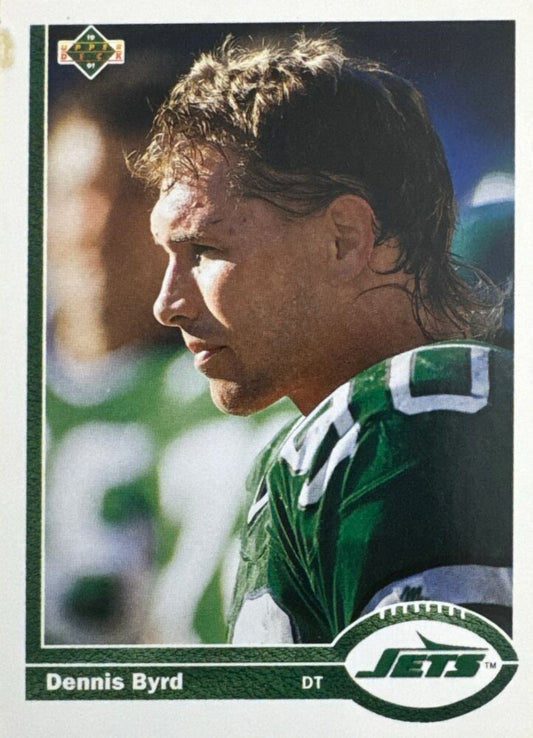 1991 Upper Deck Dennis Byrd Football Card #46