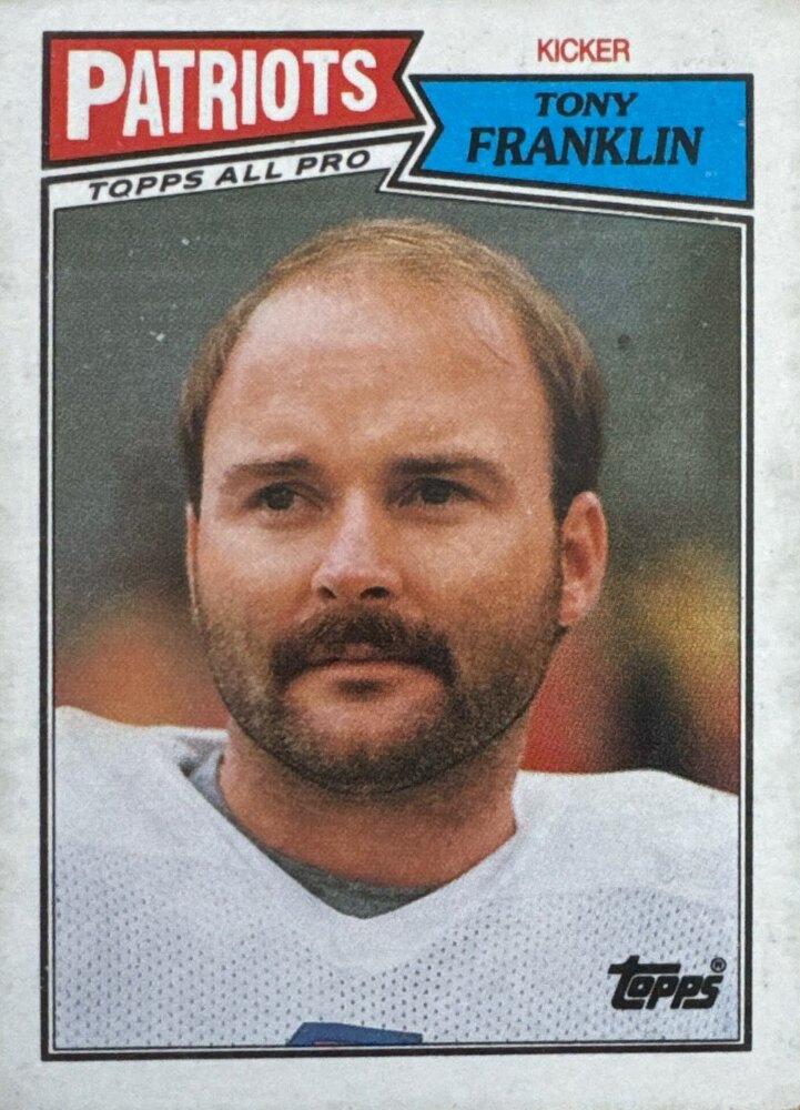 1987 Topps Tony Franklin Football Card #104