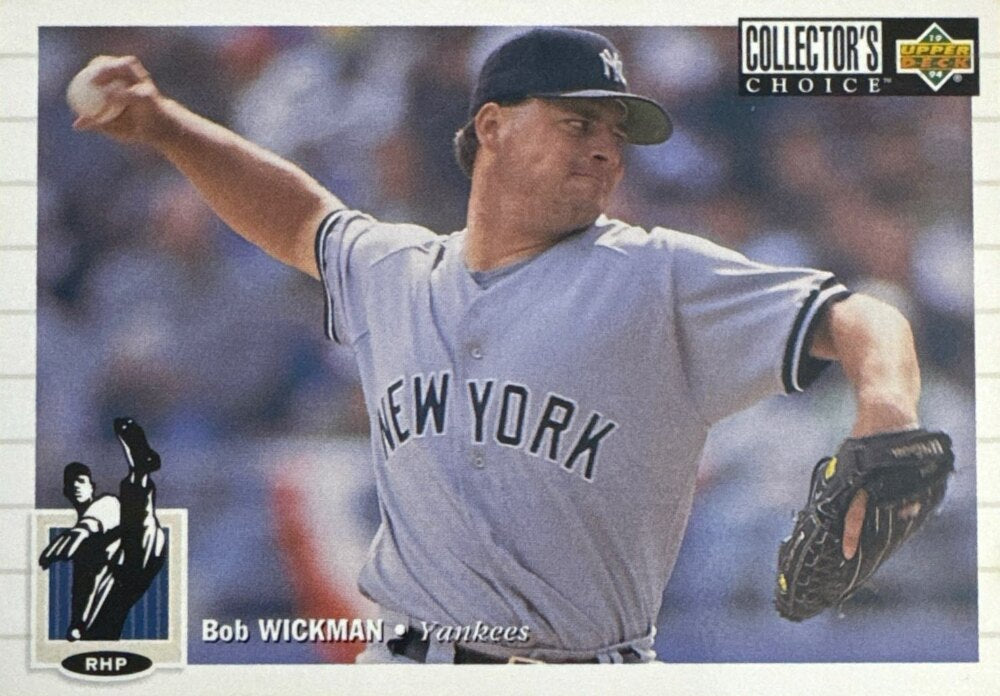 1994 Upper Deck Collectors Choice Bob Wickman Baseball Card #296