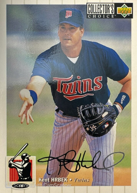 1994 Upper Deck Collectors Choice Kent Hrbek Baseball Card #486