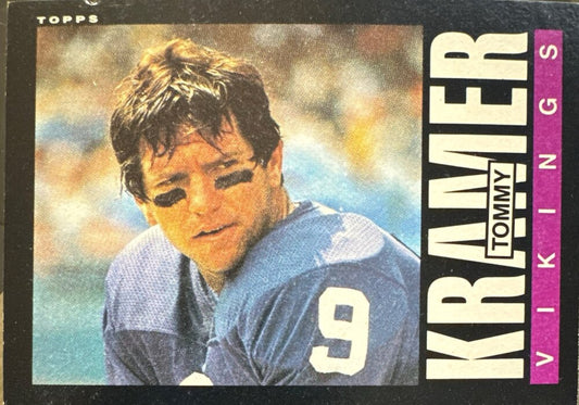 1985 Topps Tommy Kramer Football Card #94