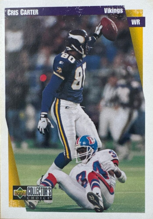 1997 Upper Deck Collectors Choice Chris Carter Football Card #298