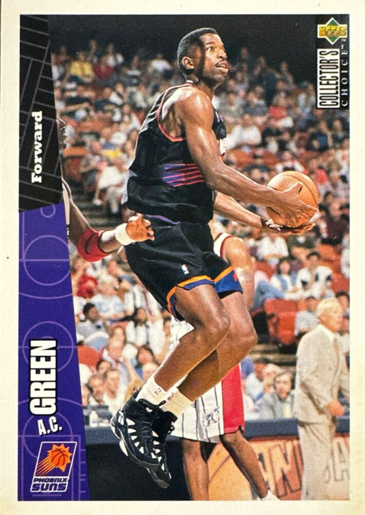 1996 Upper Deck Collectors Choice A.C. Green Basketball Card #127