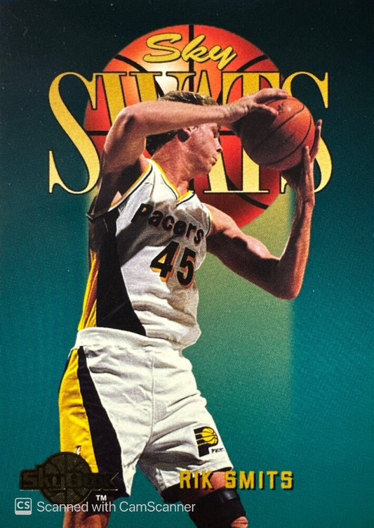 1995 Skybox Sky Slams Rik Smits Basketball Card #338