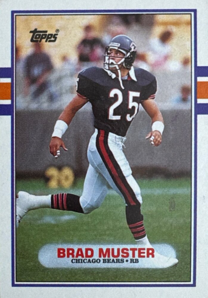 1989 Topps Brad Muster Baseball Card #71