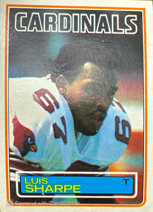 1983 Topps Luis Sharpe Football Card #161