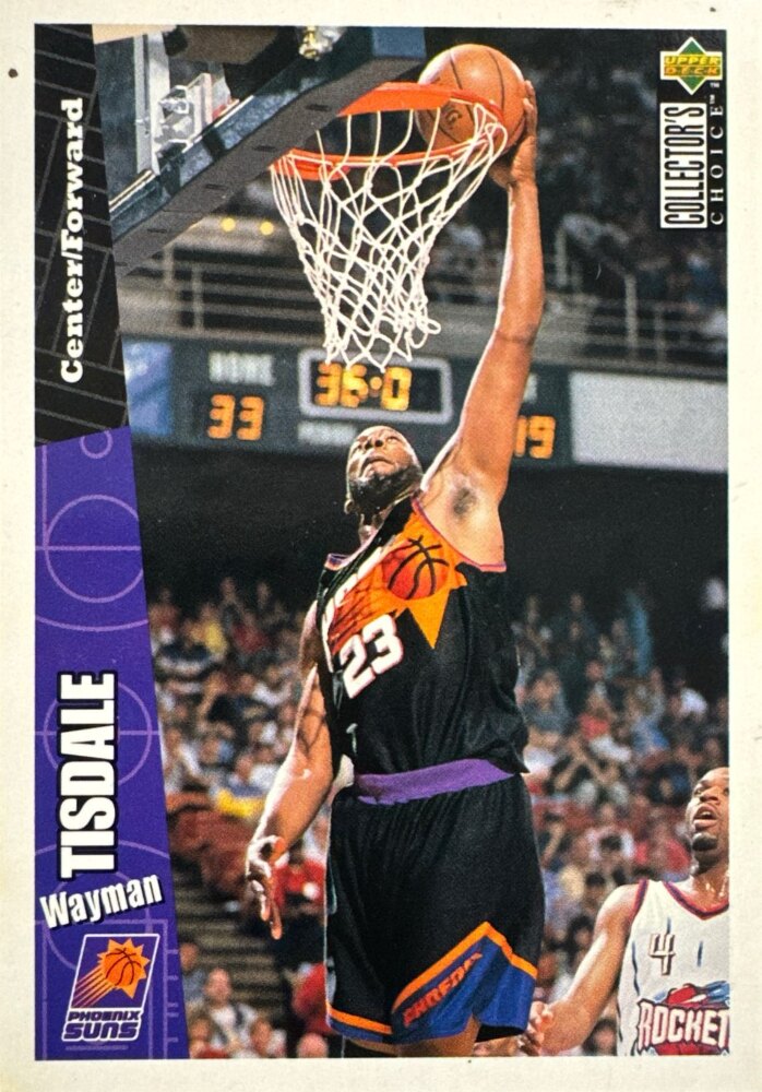 1996 Upper Deck Collectors Choice Wayman Tisdale Basketball Card #124