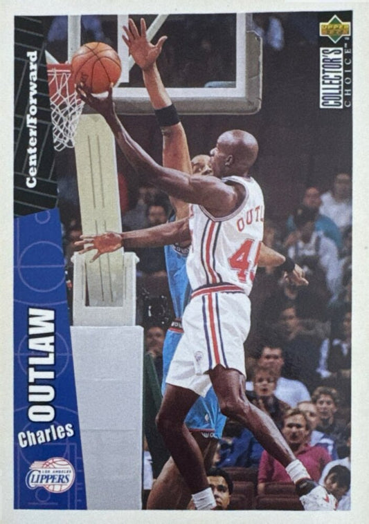 1996 Upper Deck Collectors Choice Charles Outlaw Basketball Card #261