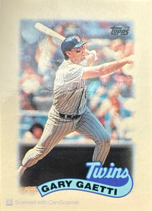 1989 Topps Gary Gaetti Baseball Card #61