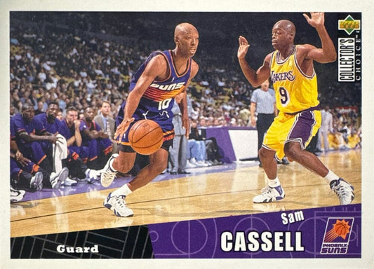 1996 Upper Deck Collectors Choice Sam Cassell Basketball Card #304