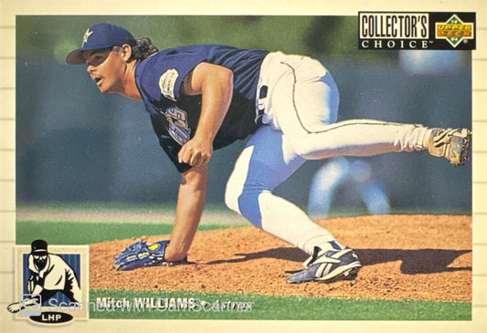 1994 Upper Deck Collectors Choice Mitch Williams Baseball Card #599