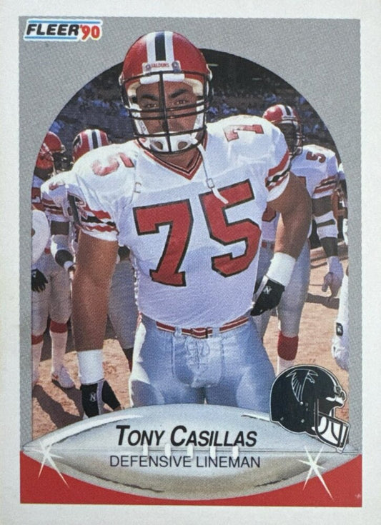 1990 Fleer Tony Casillas Football Card #372