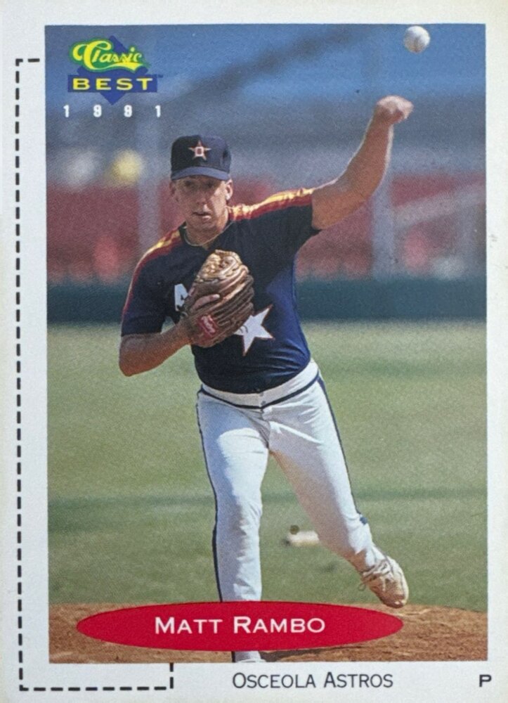 1991 Classic Best Matt Rambo Baseball Card #53