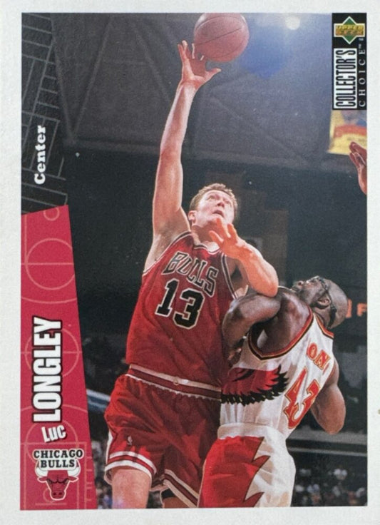 1996 Upper Deck Collectors Choice Luc Longley Basketball Card #24