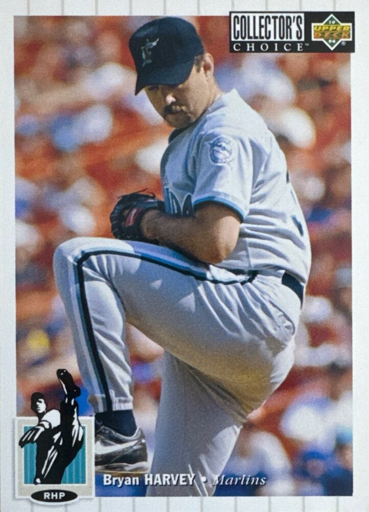 1994 Upper Deck Bryan Harvey Baseball Card #127