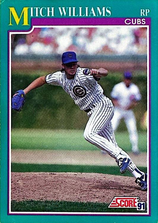 1991 Score Mitch Williams Baseball Card #220