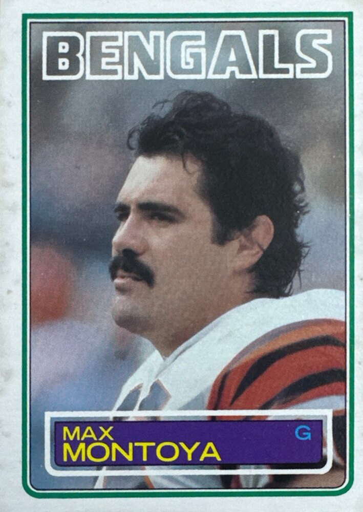 1983 Topps Max Montoya Football Card #239