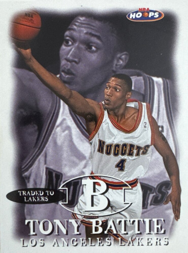 1998 Skybox Tony Battie Basketball Card #119