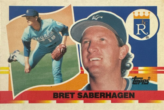 1990 Topps Bret William Sabherhagen Baseball Card #21