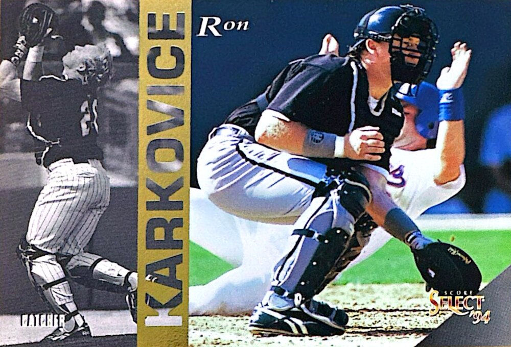 1994 Score Select Ron Karkovice Baseball Card #33