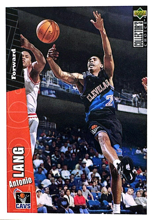 1996 Upper Deck Collectors Choice Antonio Lang Basketball Card #224