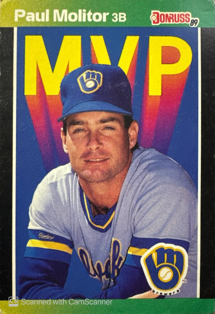 1989 Donruss Paul Leo Molitor Baseball Card #BC-9