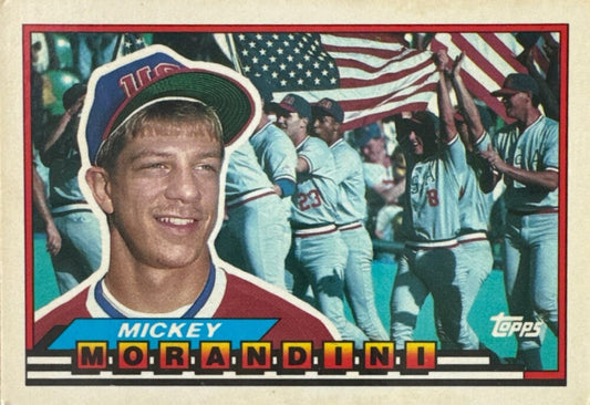 1989 Topps Michael Robert Morandini Baseball Card #162