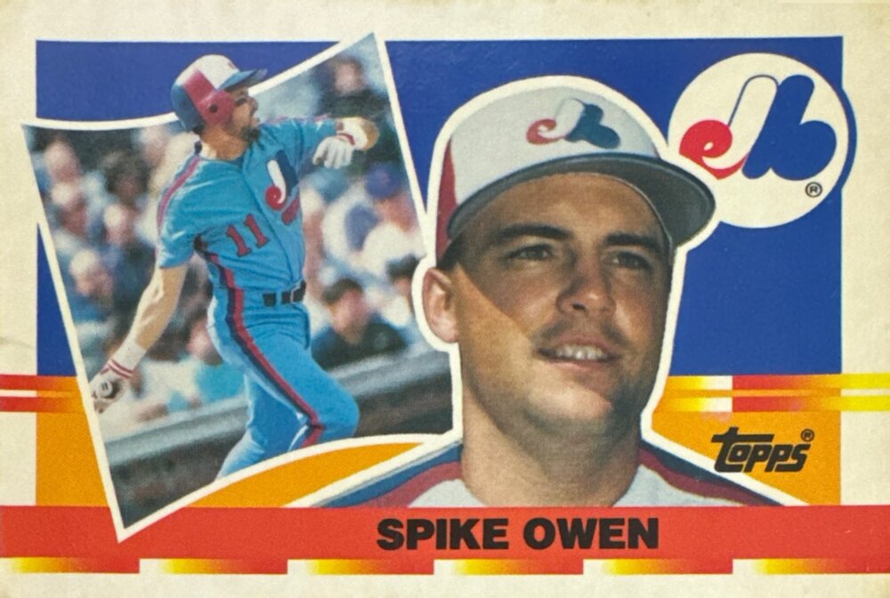 1990 Topps Spike Dee Owen Baseball Card #25