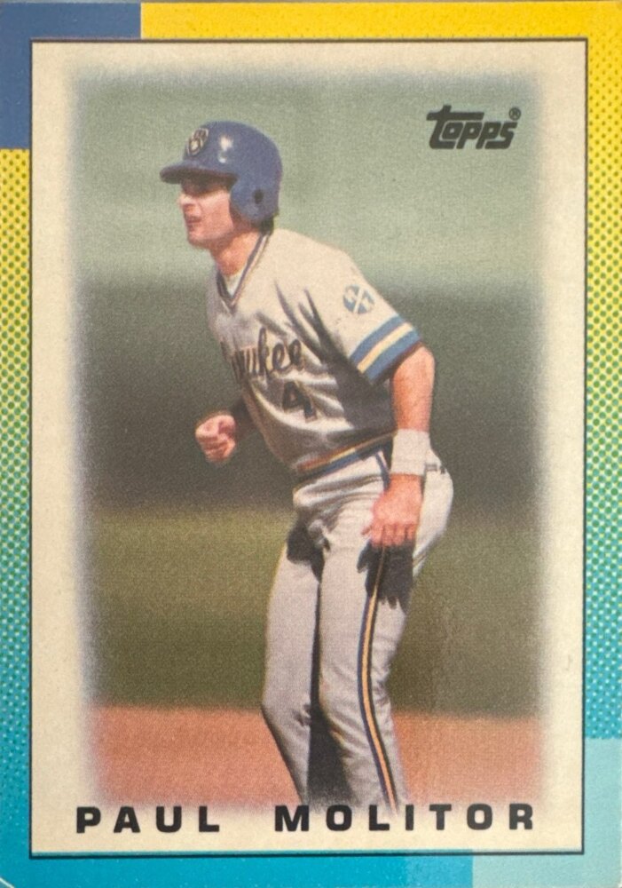 1990 Topps Major League Leaders Paul Molitor Baseball Card #20