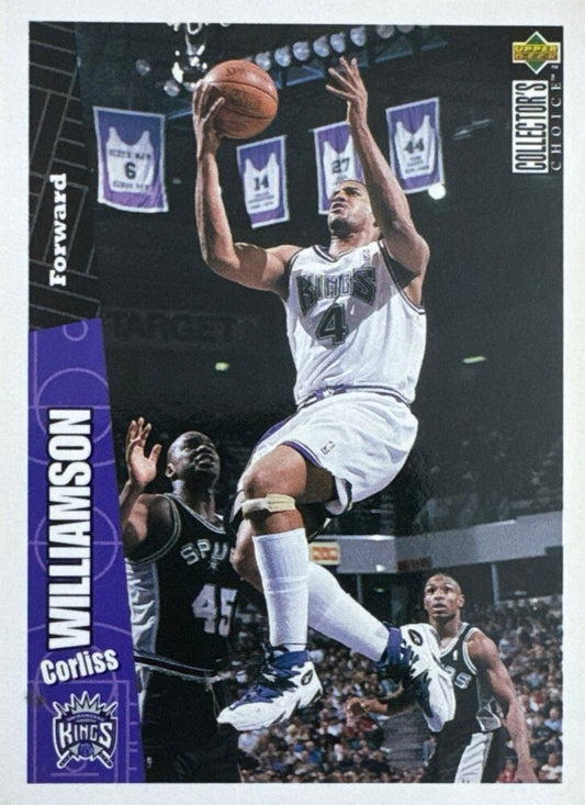 1996 Upper Deck Collectors Choice Corliss Williamson Basketball Card #135