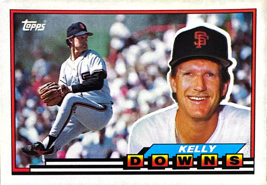 1989 Topps Kelly Robert Downs Baseball Card #112