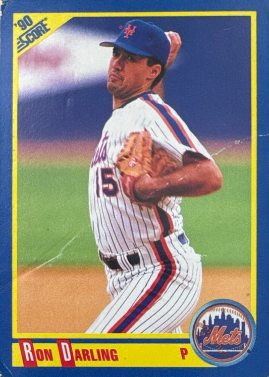 1990 Score Ron Darling Baseball Card #446