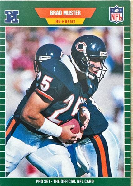 1989 NFL Pro Set Brad Muster Football Card #46